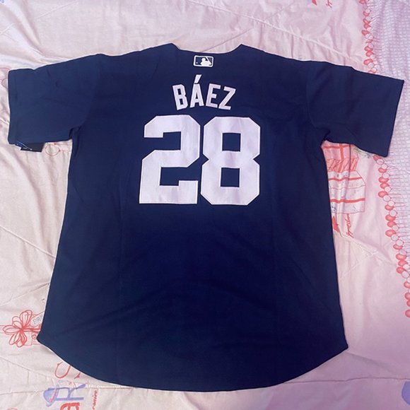 Buster Posey Jersey Nike MLB Blue San Francisco Giants Baseball Jersey 28# - Picture 2 of 12